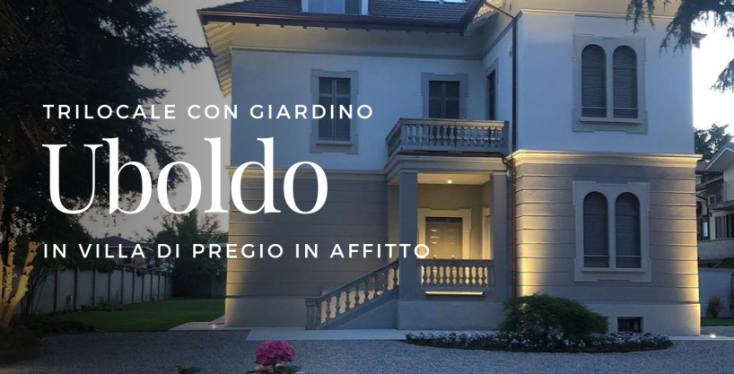 Case a Uboldo | Trilocale in Villa di Pregio in Affitto